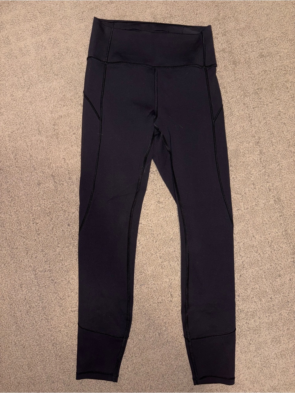 Lululemon Women’s Black High-Waist Active Leggings, Size 4